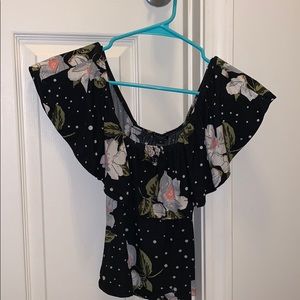 Rue 21 off the shoulder crop top